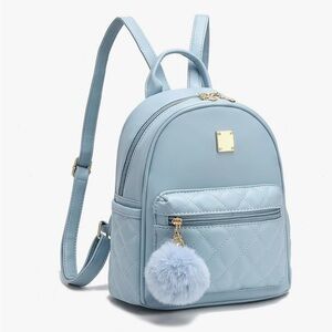 No Label Mini Quilted Backpack